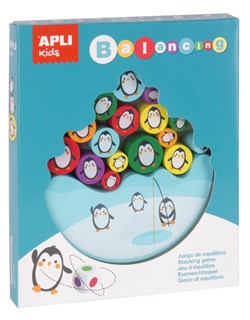 APLI - Balanceerspel Pinguin (hout)