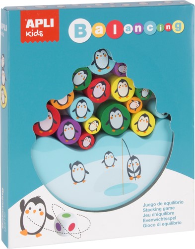 APLI - Balanceerspel Pinguin (hout)