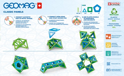 Geomag Classic Panels Recycled 114 pcs-2