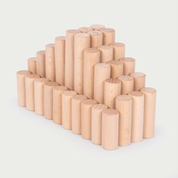 Tickit Natuurlijke Houten Architect Kolommen