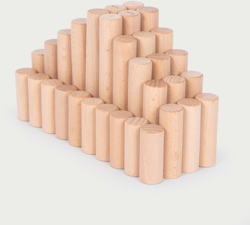 Tickit Natuurlijke Houten Architect Kolommen