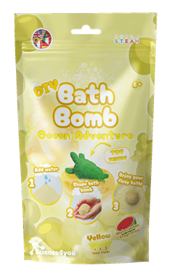 Science4you Bath Bombs DIY Yellow Bag