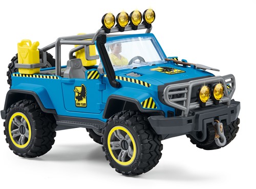 Schleich Dinosaurs Terreinwagen met dino-buitenposten-3