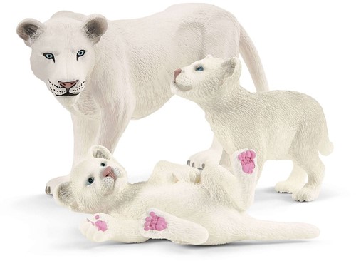 Schleich Wild Life Leeuwenmoeder met welpjes