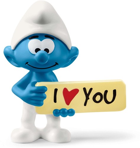 Schleich The Smurfs™  Smurf with sign