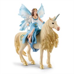 Schleich Bayala® Eyelas buitenrit op gouden eenhoorn