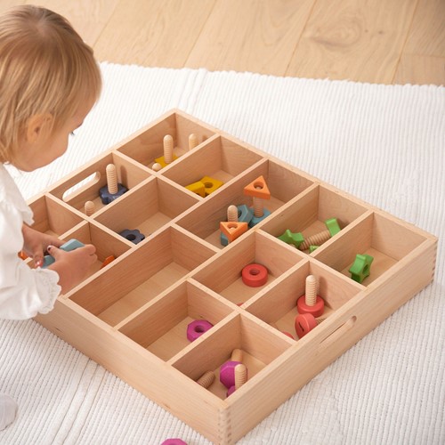 Tickit Houten Sorteerbak - 14-voudig-2