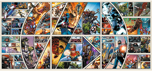 Trefl 9000 UFT - Marvel - Across the Comic Universe / Marvel Heroes_FSC Mix 70%-2