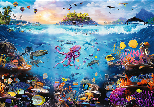 Trefl 13500 UFT - Dive into Underwater Paradise_FSC Mix 70%-2