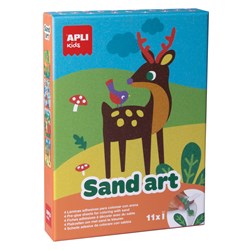 APLI - Set 4 Zandkaarten Assorti Kleur