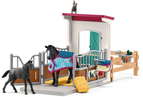 Schleich Horse Club Horse Box with mare and foal