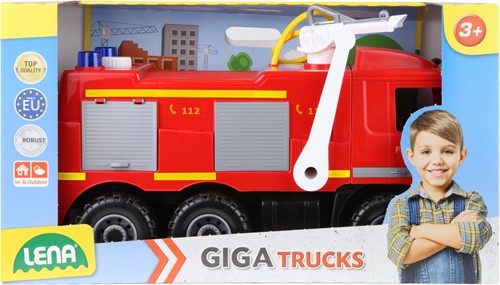 Lena GIGA TRUCKS Brandweerwagen Mercedes-Benz Arocs 63cm-2