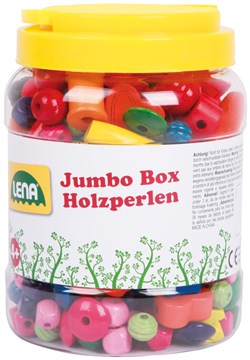 Lena Houten Kralen Jumbo Box