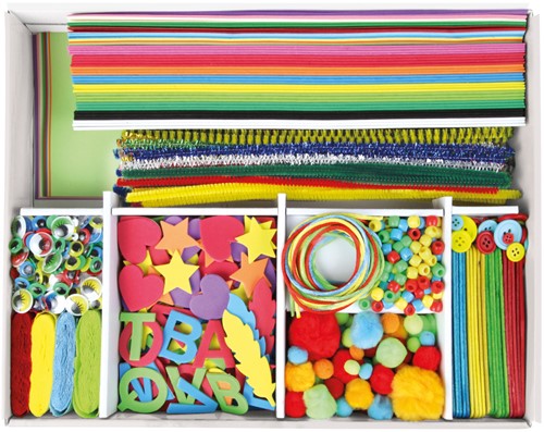 Lena Lena Creatief Jumbo Knutselkoffer 800 onderdelen-2