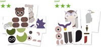 Lena Leren Stickers Plakken Bosdieren-3