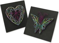 Lena String Art Butterfly & Heart - Tekenkunst-3
