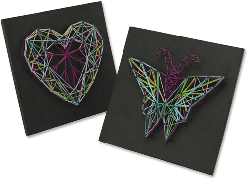 Lena String Art Butterfly & Heart - Tekenkunst-3