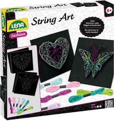 Lena String Art Butterfly & Heart - Tekenkunst