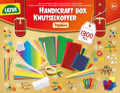 Lena Creatief Premium Knutselkoffer 1300 pcs