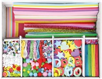 Lena Creatief Jumbo Knutselkoffer Roze 800 pcs-2