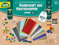 Lena Creatief Jumbo Knutselkoffer Blauw 800 pcs