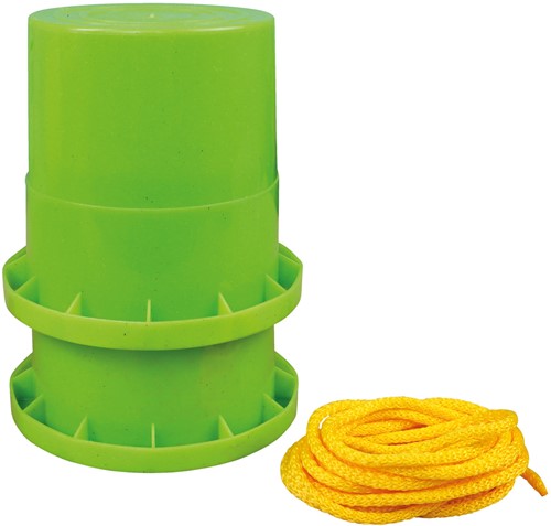 Lena Eco Loopklossen per paar Groen 17cm-2