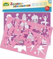 Lena Tekensjablonen Prinsessen en Elfjes-2