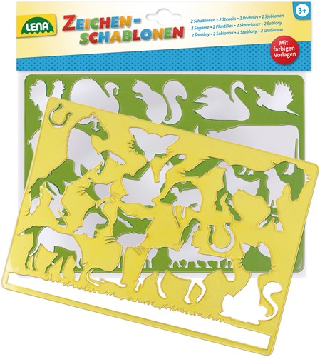 Lena Tekensjablonen Paarden en Katten-2