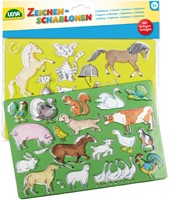 Lena Tekensjablonen Paarden en Katten
