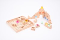 Tickit Houten Bouwstenen Met Edelstenen-2