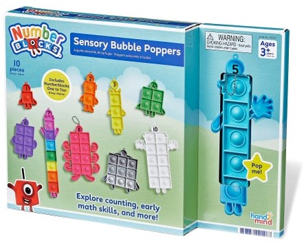 Learning Resources - Numberblocks™ Sensory Bubble Poppers