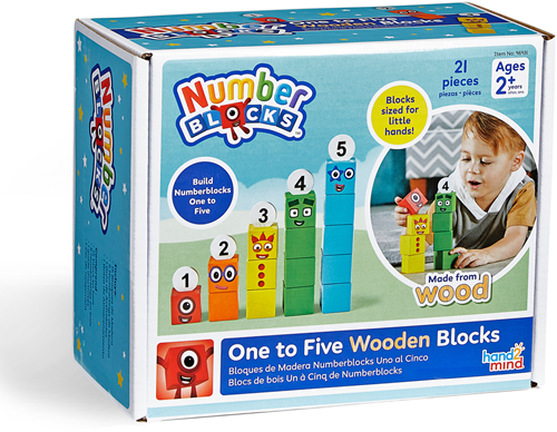 Learning Resources - Numberblocks™ One to Five Wooden Blocks-3
