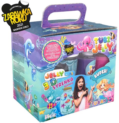 Tuban - Tubi Jelly Set With 6 Colors And Small Aquarium – Mermaids