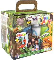 Tuban - Tubi Jelly Set With 6 Colors And Small Aquarium – Dinosaurs