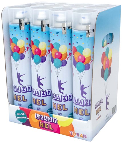 Display Party Helium for Balloons 12 stuks