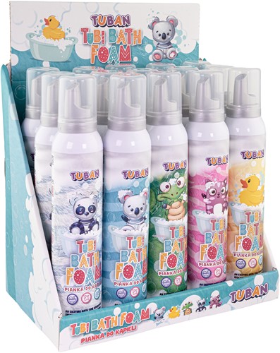Tuban - Display Tubi Foam – Mix 15 Pcs. X 200 ml