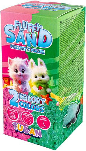 Tuban - Fluffy Sand – Pink & Green 2 x 70 g