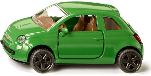 Siku knutselset Style my Fiat 500 Adventure speelgoedauto metaal/kunststof groen incl. stickervel voor individuele vormgeving deuren kunnen geopend worden-3