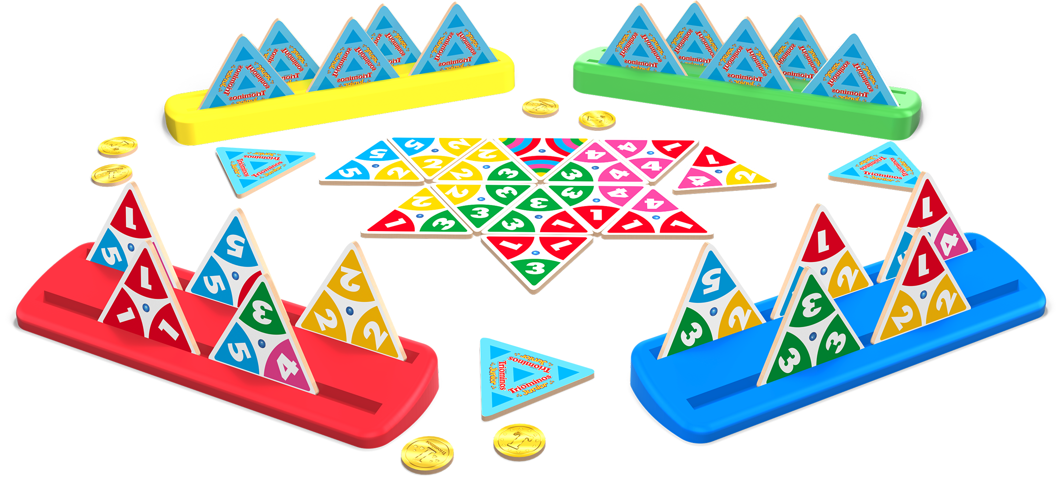 Gioco Da Tavolo Goliath Triominos Classic: Il Domino Triangolare Per 2-4 Giocatori, Dai 6 Anni