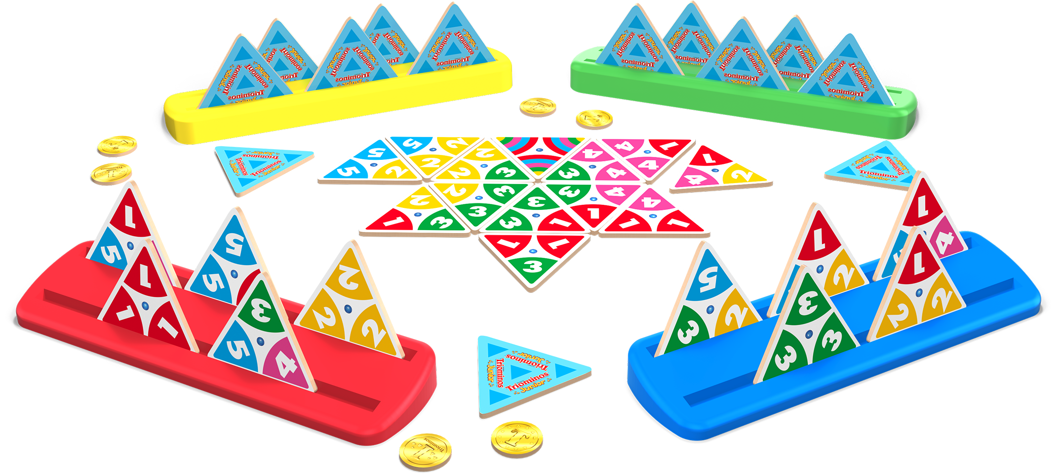 Gioco Da Tavolo Goliath Triominos Classic: Il Domino Triangolare Per 2-4 Giocatori, Dai 6 Anni