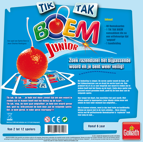 Goliath - Tik Tak Boem Junior NL-2