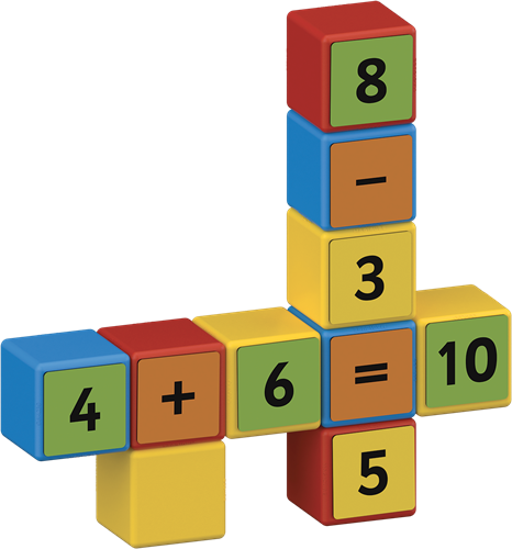 Geomag Magicube Math Building 61-delig | Magnetisch educatief speelgoed | 1-5 jaar-3