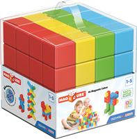Geomag Magicube Full Color Recycled Crystal 64 pcs Geomag Magicube 64-delig - Magnetisch speelgoed 1-5 jaar - Duurzaam & creatief bouwen