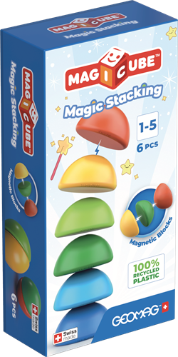 Geomag Magicube Blocks Recycled Stacking 6 pcs