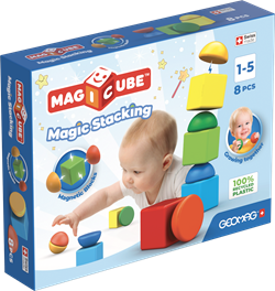 Geomag Magicube Blocks Recycled Stacking 8 pcs