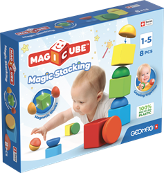 Geomag Magicube Blocks Recycled Stacking 8 pcs