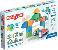 Geomag Magicube Little World 25-delig | Magnetisch speelgoed | 1-5 jaar