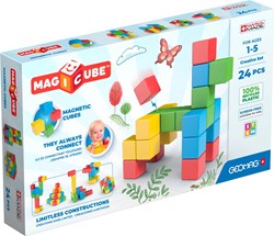 Geomag Magicube Recycled Creative Set 24-delig | Magnetisch speelgoed | 1-5 jaar