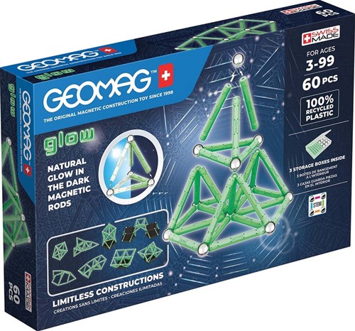 Geomag Glow Recycled 60 pcs