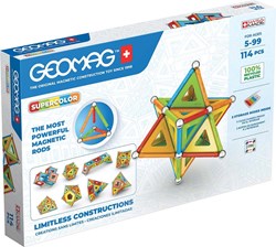 Geomag Supercolor Panels Recycled 114 pcs